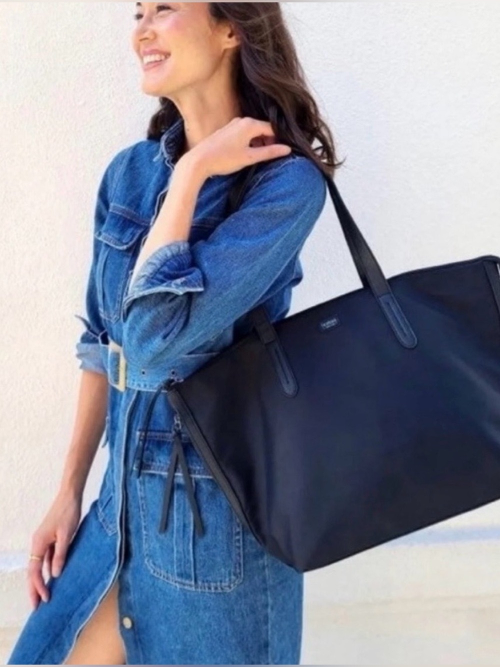 Botkier Black Nylon New York Bond Tote, NWT